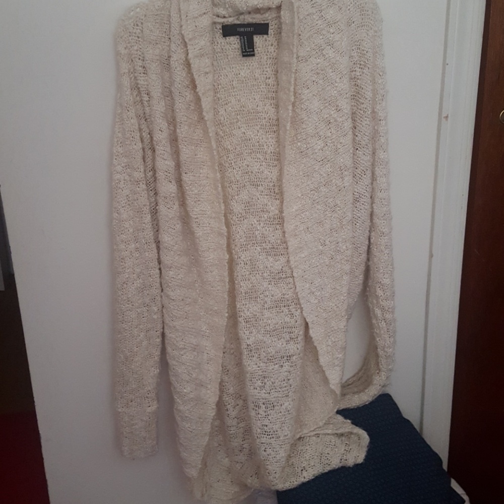 White Cardigan